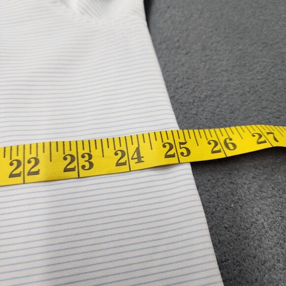 Peter Millar Men's Summer Comfort Striped Poly/Spandex Golf Shirt Size XL - Picture 9 of 10